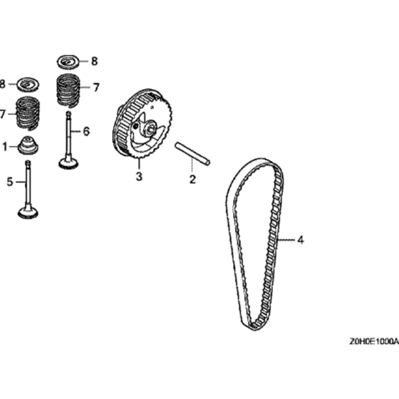 Cam Pulley Assembly for Honda GX25 (GCAAM) Engines