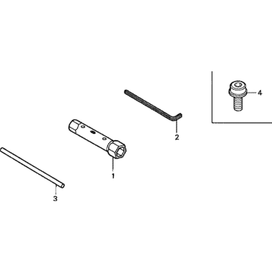 Tool Assembly for Honda GX25 (GCABM) Engines