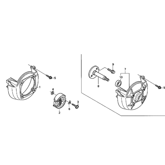 Fan Cover Clutch Assembly for Honda GX25 (GCABM) Engines