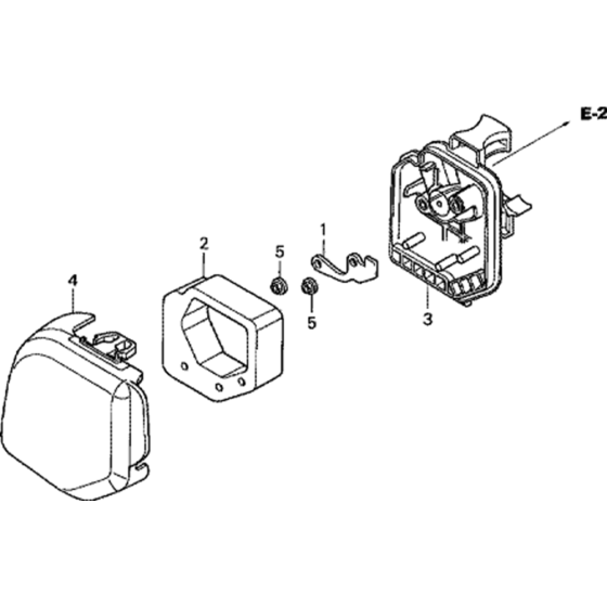 Air Cleaner Assembly for Honda GX25T (GCAPT) Engines