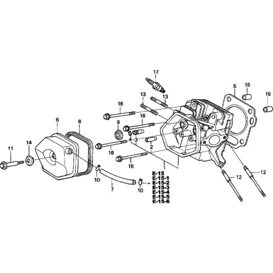 Cylinder Head Assembly for Honda GX270 (GDAD) Engines