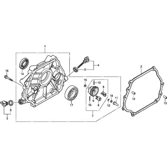 Cylinder Cover Assembly for Honda GX270H (GCADH) Engines