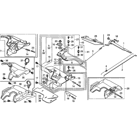 Control Assembly for Honda GX270UT  (GCAJT) Engines