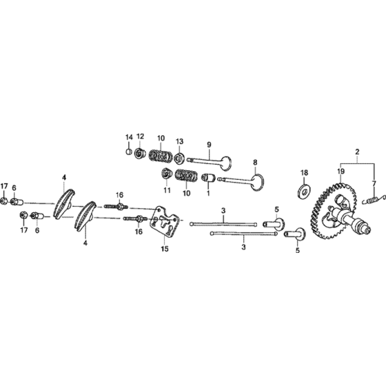 Camshaft Assembly for Honda GX270UT  (GCAJT) Engines