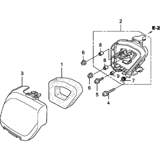 Air Filter Assembly for Honda GX35N (GCACM) Engines