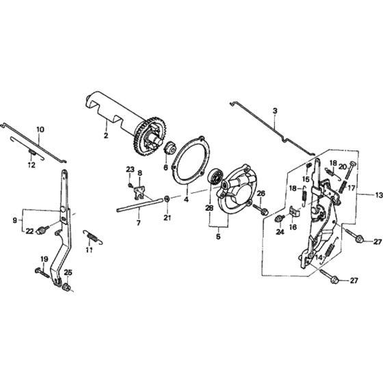 Control Assembly for Honda GX360K1 (GA01) Engines