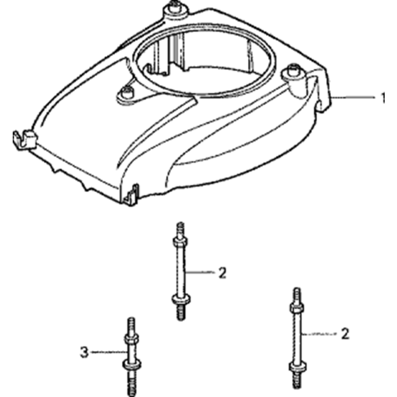 Fan Cover Assembly for Honda GXV50 (GJAG) Engine