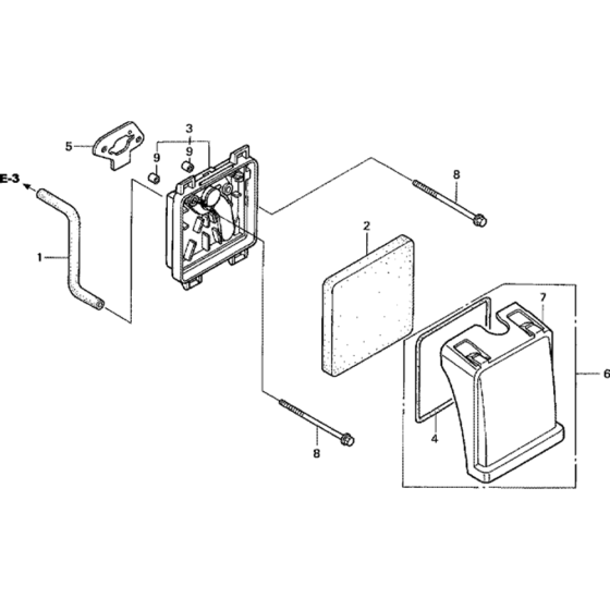 Air Cleaner Assembly for Honda GXV50 (GJAG) Engine