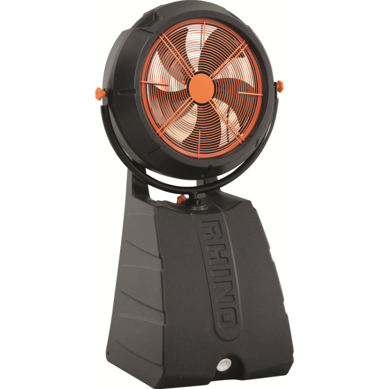 Crowd Cooler Fan Height & Tilt Adjustable 1400m3/hr Circulation 110V Blk