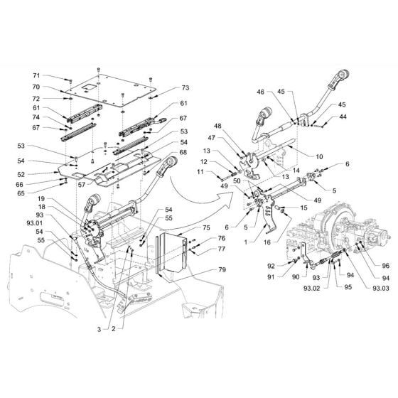 Drive Shifting for Hamm HD10 - 12 (H262) Rollers