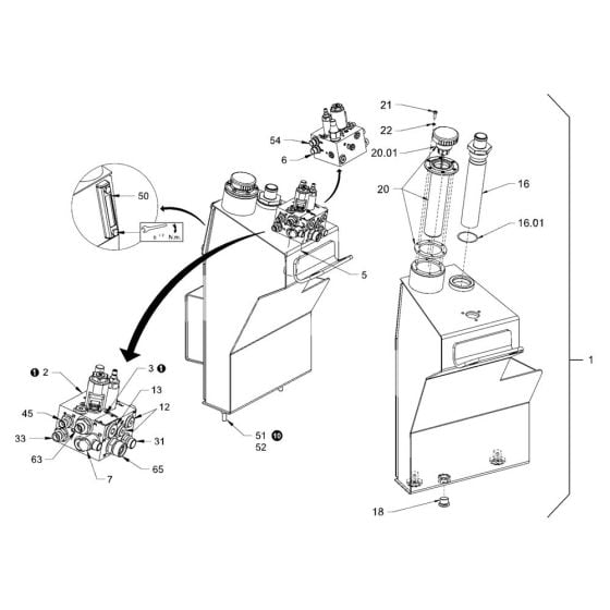 Hydraulic Oil Tank for Hamm HD30 -35 (H286) Rollers