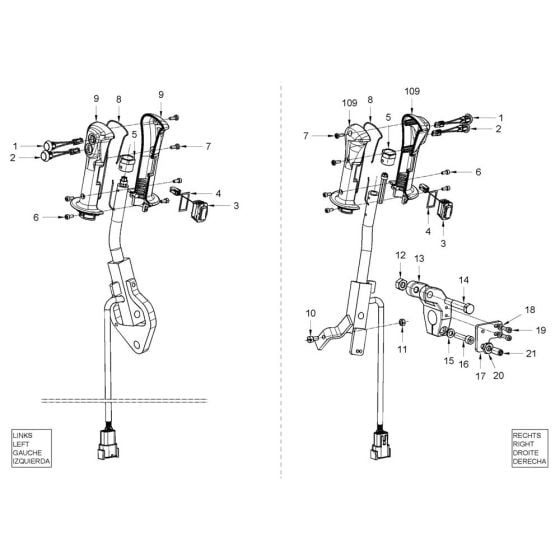 Drive Shifting for Hamm HD10E - 12E (H289) Rollers