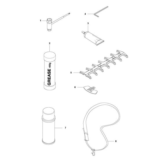 Accessories for Husqvarna HA200 Attachment