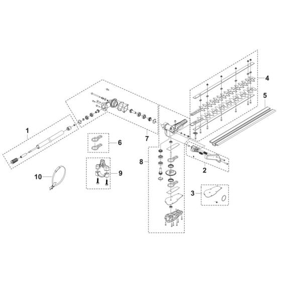 Complete Assembly for Husqvarna HA322 Attachment