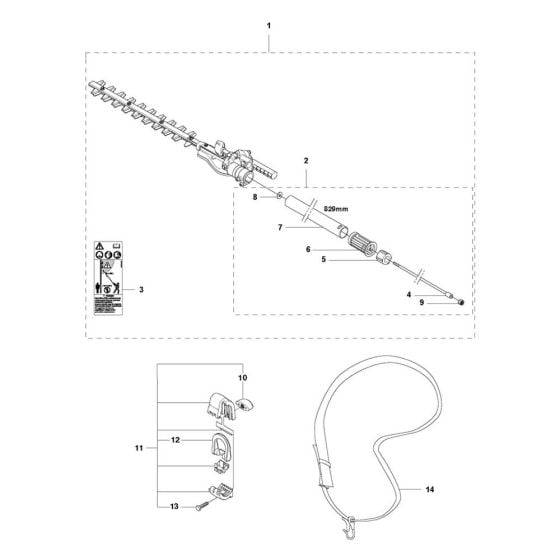 Attachments for Husqvarna HA850 Attachment