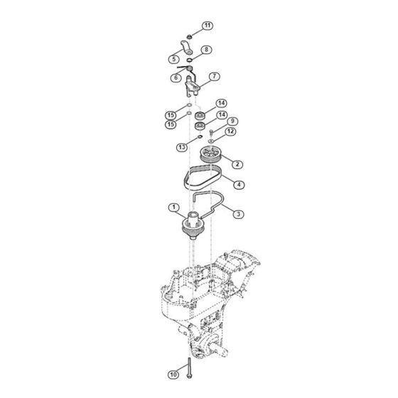 Drive Assembly  for Stihl/ Viking HB 445.1 HB Tillers