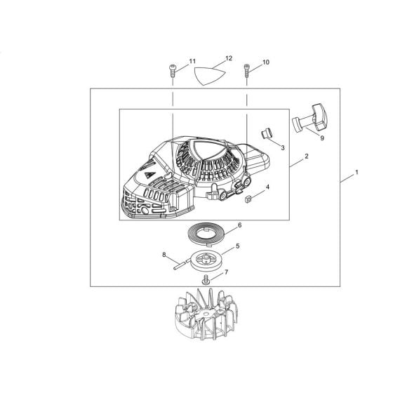 Recoil Starter for ECHO HC-2020 Hedgetrimmer