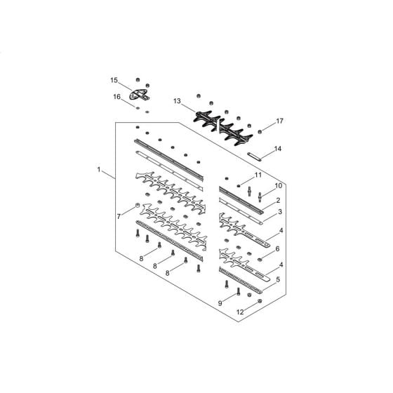 Cutting Blade for ECHO HC-2810ESR Hedgetrimmer