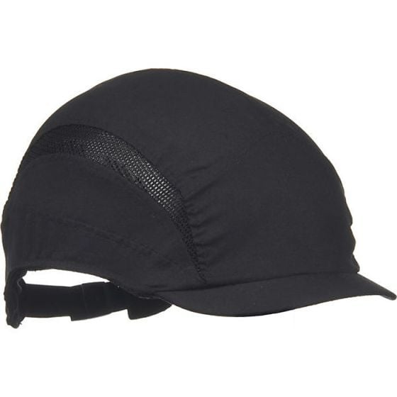 Hc24 First Base 3 Cap Micro Peak Side Mesh Ventilation EN812 Black