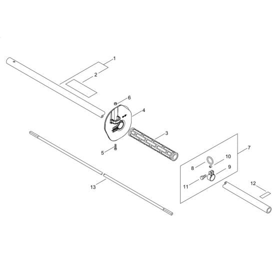 Main Pipe for ECHO HCA-265ES-HD Hedgetrimmer