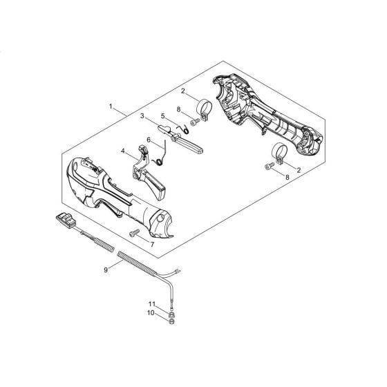 Throttle for ECHO HCA-265ES-HD Hedgetrimmer