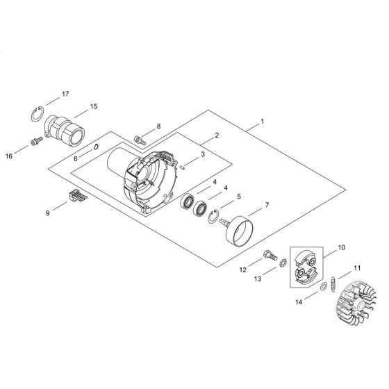 Clutch for ECHO HCA-265ES-HD Hedgetrimmer