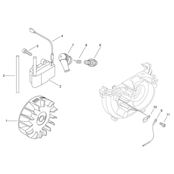 Magneto for ECHO HCAS-235ES-LW Hedgetrimmer