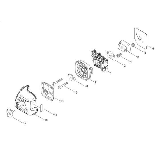 Air Cleaner, Carburettor for ECHO HCAS-235ES-LW Hedgetrimmer