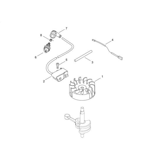 Magneto for ECHO HCR-1501 Hedgetrimmer