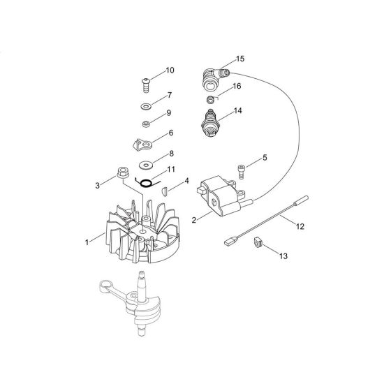 Magneto for ECHO HCR-185ES Hedgetrimmer