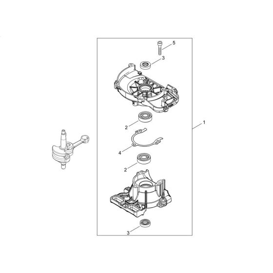 Crankcase for ECHO HCS-2810ES Hedgetrimmer