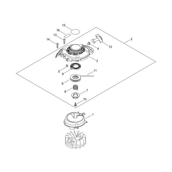 Recoil Starter for ECHO HCS-2810ES Hedgetrimmer