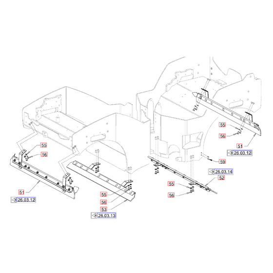 Scraper (HD10) for Hamm HD10-12 (H200) Rollers