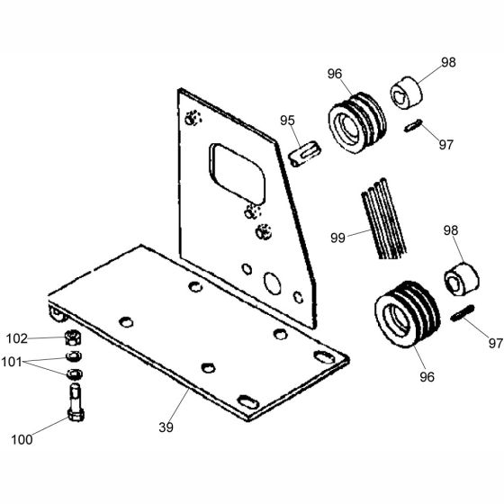 Honda Option Assembly for Altrad Belle Cutlass Floor Saw