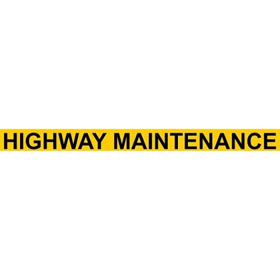 Highway Maintenance - Windowstick - 100mm x 900mm