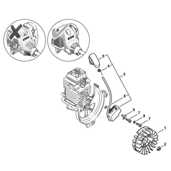 Ignition system for Stihl HL 95 Long Reach Hedge Trimmer