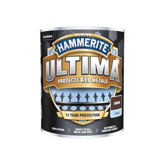 Ultima Metal Paint Smooth Brown 750ml