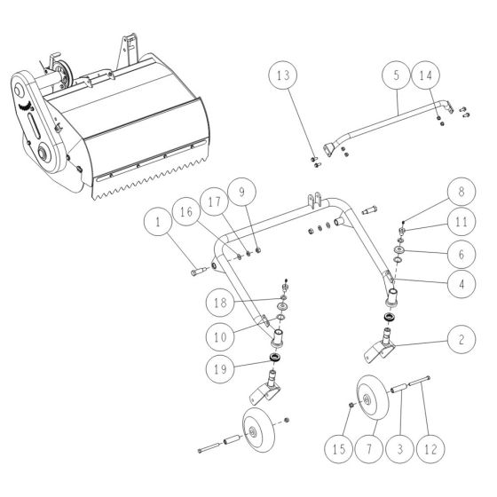 Rotary Cover Assembly -1 for OREC HR531 (2021) Mower