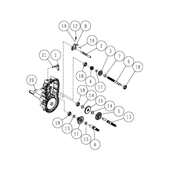 Transmission Assembly -5 for OREC HR662 (2021) Mower