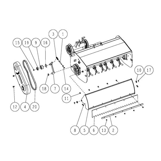 Rotary Cover Assembly -2 for OREC HR662 (2021) Mower