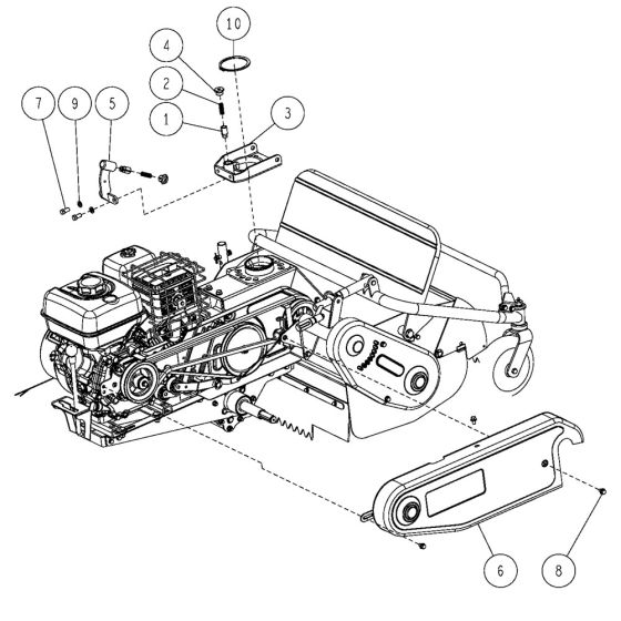 Frame Assembly-1 for OREC HR662 (2021) Mower