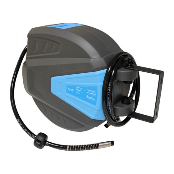 PCL Workshop Hose Reel, Air Hose, 15m Of 10mm I/D Hose - HRA3L02