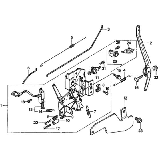 Control for Honda HRD535 - SXE Lawn Mower