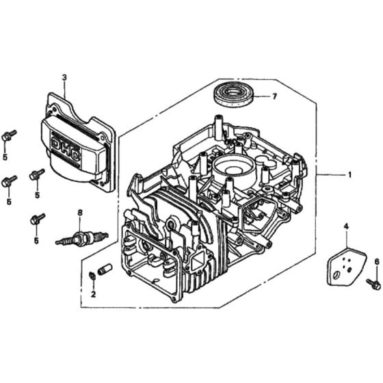 Cylinder Barrel for Honda HRD536C - SXE Lawn Mower