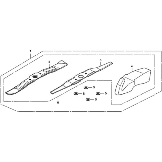 Mulching Kit for Honda HRD536C3 - HXEE Lawn Mower