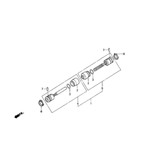 Joint Assembly for Honda HRD536K4 QXEH Mower