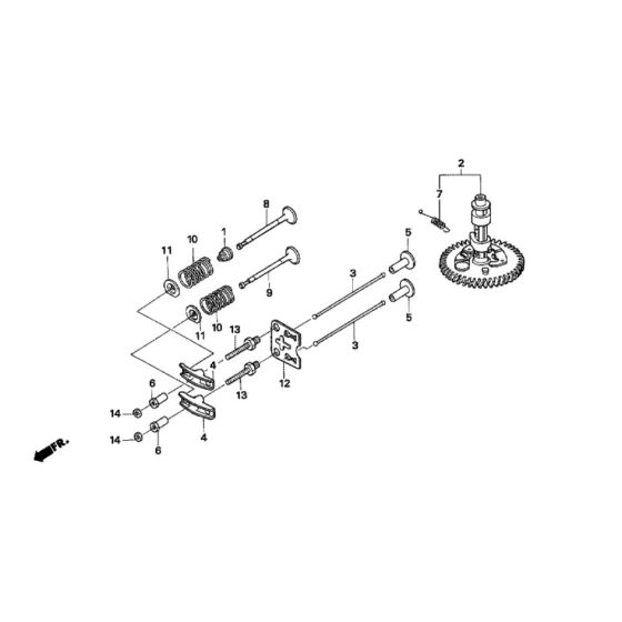 Camshaft Assembly for Honda HRD536K4 QXEH Mower