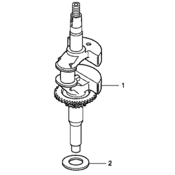 Crankshaft for Honda HRG415C1 (IZY) - PDEE Lawn Mower