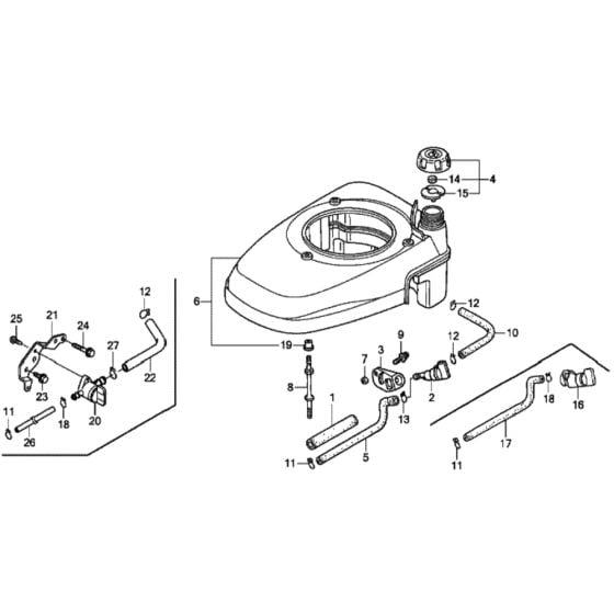 Fan Cover for Honda HRG415C2 (IZY) - PDEE Lawn Mower