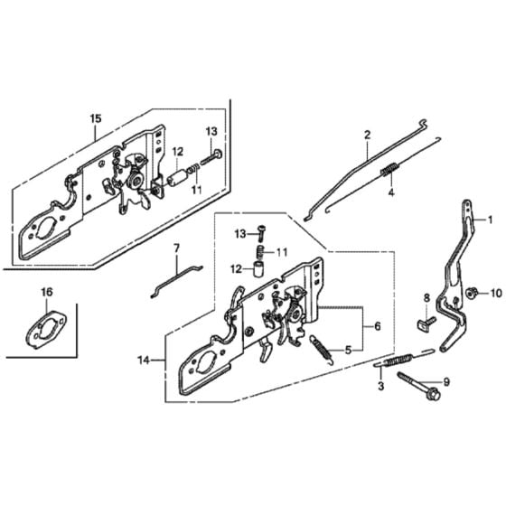 Control for Honda HRG415C3 (IZY) - PDEE Lawn Mower